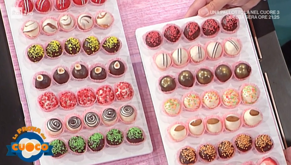 La prova del cuoco  Ricetta cake pops al cioccolato bianco e fondente di  Mirco Della Vecchia