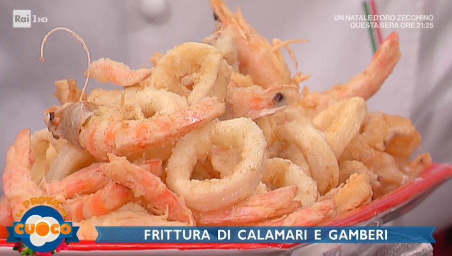 La Prova Del Cuoco Ricetta Frittura Di Calamari E Gamberi Di Fabio Campoli