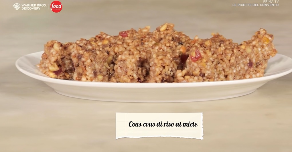 Le ricette del convento  Ricetta cous cous di riso al miele