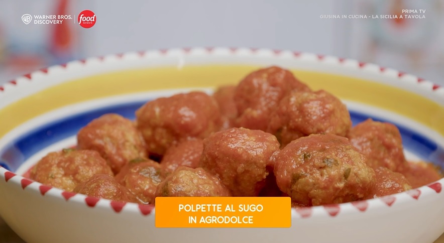 Giusina in cucina  Ricetta polpette al sugo in agrodolce di Giusina  Battaglia