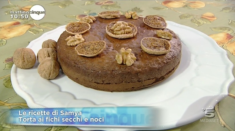 Mattino Cinque Samya Ricetta Torta Ai Fichi Secchi E Noci