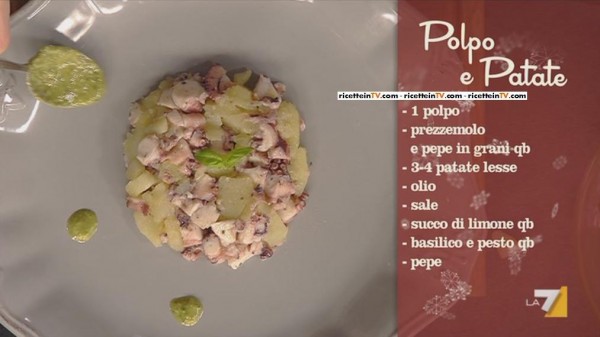 “I menu di Benedetta”: la ricetta del polpo e patate. - Ricette in Tv