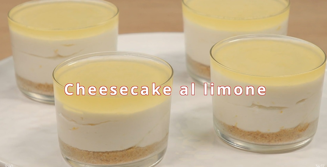 cheesecake al limone