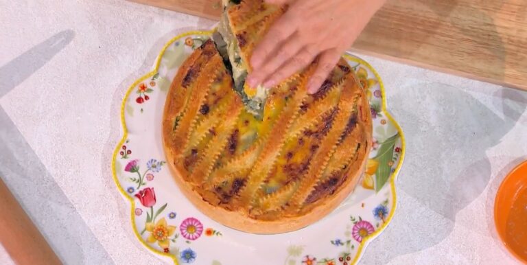 crostata salata con verdure e formaggi di Giusina Battaglia