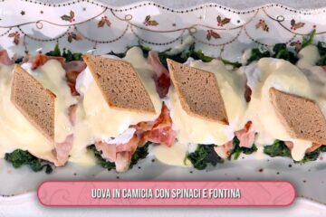 uova in camicia con spinaci e fontina di Francesca Marsetti